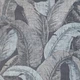 Вінілові шпалери на флізеліновій основі Decoprint Ogoni OG22334 Синій Листя - зображення 1