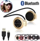 Навушники Bluetooth Vaorlo mini-503 бездротові Гарнітура MP3 SD FM чорні - зображення 7