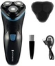 Бритва електр. Remington роторна Style, бритв.головок-3, сух., тример, USB-C, чорно-синій - зображення 1