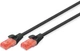 Патч-корд DIGITUS CAT 6 UTP, 1м, AWG 26/7, Cu, LSZH, чорний - изображение 1