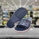 Чоловічі кроксі Слайд Баябенд Сині Crocs Bayaband Slide Navy White (48/49, синій) - зображення 8