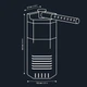Внутрішній кутовий фільтр Dennerle Nano Clean Eckfilter XXL 390 л/год, для акваріумів до 90 літрів (5660) - зображення 2