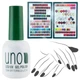 Гель лак Color Gel Polish для нігтів, 12 ml Баклажановий №055 - зображення 8