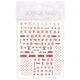 Наклейки 3D Joyful Nail DD-580 "Бренд" на клейкой основе для дизайна и декора ногтей - изображение 1
