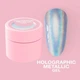 Гель - краска LUNAMoon Holographic Metallic Gel (металлическая, голографическая) на 5 мл - для дизайна ногтей - изображение 1