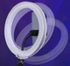 Кольцевая двухсторонняя светодиодная лампа RGB Diamond Crystal 3D-26 на штативе, 26см., 15Вт. - изображение 4