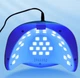 Профессиональная UV/LED лампа SUN S16 Chrom для сушки гель-лака, 168 Вт. Синий с розовым - изображение 6