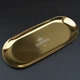 Металлический лоток Gold M (23х9,8см) для инструментов, аксессуаров, декора Дизайнер - изображение 2