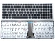 Клавіатура для Lenovo IdeaPad G500s, G505s, S500, S510p, Z510, Flex 15, 15D (RU Black з рамкою Silver) (68345) - зображення 1