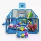 Манеж игровая площадка для детей Lionelo 180×122 см с высокими стенками и сетчатыми панелями - изображение 4