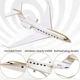 Модель літака Gulfstream G650ER у подарунковому кейсі - зображення 4