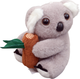 Brelok LEAN Toys Koala z gałęzią 12 cm Szara (5905991049203) - obraz 1