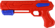 Maszynka do baniek mydlanych LEAN Toys Samolot-pistolet Czerwony 15984 (5905679075302) - obraz 6