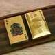 Карти гральні пластикові золоті з сорочкою долар 54 шт. - зображення 1