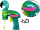 Пістолет для мильних бульбашок LEAN Toys Фламінго Синій 6732 (5905214979386) - зображення 4