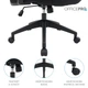 Крісло офісне OfficePro Harmony OC310-B-B-B Black - зображення 14