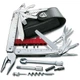 Мультитул Victorinox SWISSTOOL X PLUS RATCHET 3.0339.L + черный кожаный чехол - изображение 1