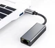 Адаптер USB 3.0 Type-C to RJ45 1000/100 Mbps Gigabit LAN мережевий адаптер мережна карта - зображення 6