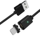 Магнитный кабель USB - Type-C Essager 5А быстрая магнитная зарядка Android Magnetic USB Cable - зображення 1