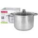 Каструля з кришкою Kamille KM-5406 15.5 л 30 см срібляста - зображення 6