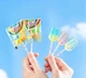 Льодяники на паличці Skittles Lollipops Real Fruit Tea Oriental 54 грам - изображение 3