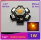 Светодиоды 1W Желтый свет сверхяркие (3.4v 100lm Yellow 2000K) Алюминиевая подкладка led cob coв (135) - изображение 1