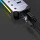 Хаб на 10 портів USB 3.0 BauTech з RGB підсвічуванням в алюмінієвому корпусі Сірий (1015-823-00) - зображення 7