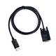 Кабель Ewell DisplayPort to VGA M/M, 3 метри (EW750) - зображення 2