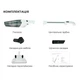Вертикальний пилосос Deerma Cord Hand Stick Vacuum Cleaner DX118C White - изображение 8