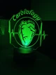 3d-светильник Кардиология сердце человека, 3д-ночник, несколько подсветок (батарейка+220В), подарок кардиологу - изображение 2