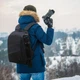Рюкзак для фотоапарата Puluz PU5011 з відділом для ноутбука 15,6" та дощовиком Чорний ( код: IBF086B ) - зображення 9