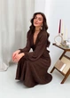 Вязаное платье миди ART KNIT Nataly шоколад, M 039258 - изображение 6