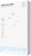 Кабель Proove Simple Silicone Type-C to Lightning 27W 1 м White (632600003) - изображение 2