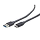 Кабель Cablexpert USB - USB Type-C V3.0 (M/M), 0.5 м, преміум, чорний (CCP-USB3-AMCM-0.5M) - зображення 1