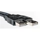 Кабель PowerPlant (KD00AS1215) USB2.0(AM)-USB2.0(AM), 3м, One ferrite, Black - изображение 1