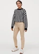 Штани H&M 46 Бежевий 0751471_бежевий_02 - зображення 1