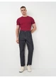Футболка H&M M Бордовый 0624684_01 - изображение 2