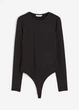Боді лонгслів H&M XL Чорний 1195451_чорний - зображення 1