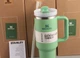 Термос термокружка Stanley Quencher H2.0 Tumbler из нержавеющей стали 1,18 л Jade Green KT6007813 - изображение 2
