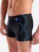 Плавки пляжные мужские Arena Graphic Swim Short 009083-508 105 Черные (3468337622239) - изображение 5