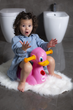 Nocnik dziecięcy OK Baby Quack w kształcie kaczki różowy (8008577147076) - obraz 5