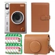 Подарунковий набір камера Fujifilm Instax Mini EVO Brown, Фотопапір 100шт, Чохол, Фотоальбом 108 фото Коричневий (Подарункове пакування) - зображення 1