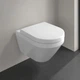 Унитаз подвесной Villeroy & Boch Architectura TwistFlush Rimless 4694CL01 c сиденьем 98M9C101 Soft Close дюропласт - изображение 5