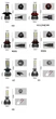 Лампи LED H7 COB Chips, 2шт, 6000K,12-24V, IP68, White - изображение 4