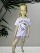 Костюм (футболка +шорти) Hello Kitty 6/8 років 122-128 см Фіолетовий - зображення 1