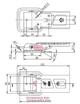 Замок ексцентриковий SPP ZB-07B 152 х 56мм 20512-1 - изображение 2