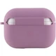 Силиконовый футляр с микрофиброй для наушников Airpods Pro 2 / Pro Лиловый / Lilac Pride - изображение 3