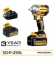 Гайковерт ударный аккумуляторный Zegor SDP-21BL 21V Profesional/бесщеточный двигатель/реверс/с подсветкой - изображение 11