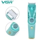 Бесшумная машинка для стрижки детей и младенцев VGR Baby V-151 USB Беспроводной триммер 3 насадки - изображение 6