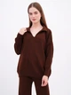 Пуловер женский EQUILIBRI W391 040 100-5 One Size Brown (2299965877668) - изображение 1